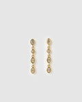 Isadora Gold Earrings - Stone