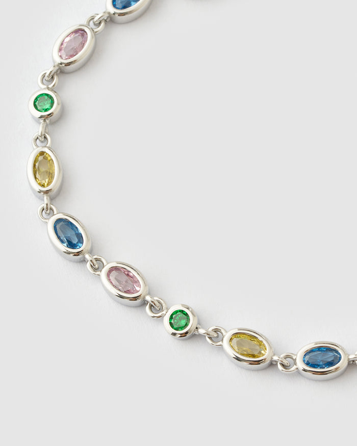 Isadora Silver Bracelet - Multi