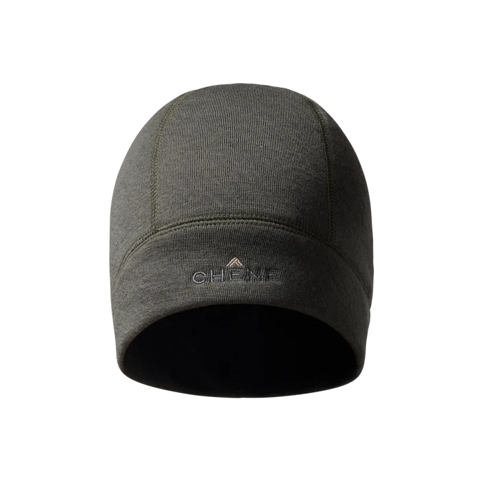 Izembek Beanie in Cypress, front view #cypress