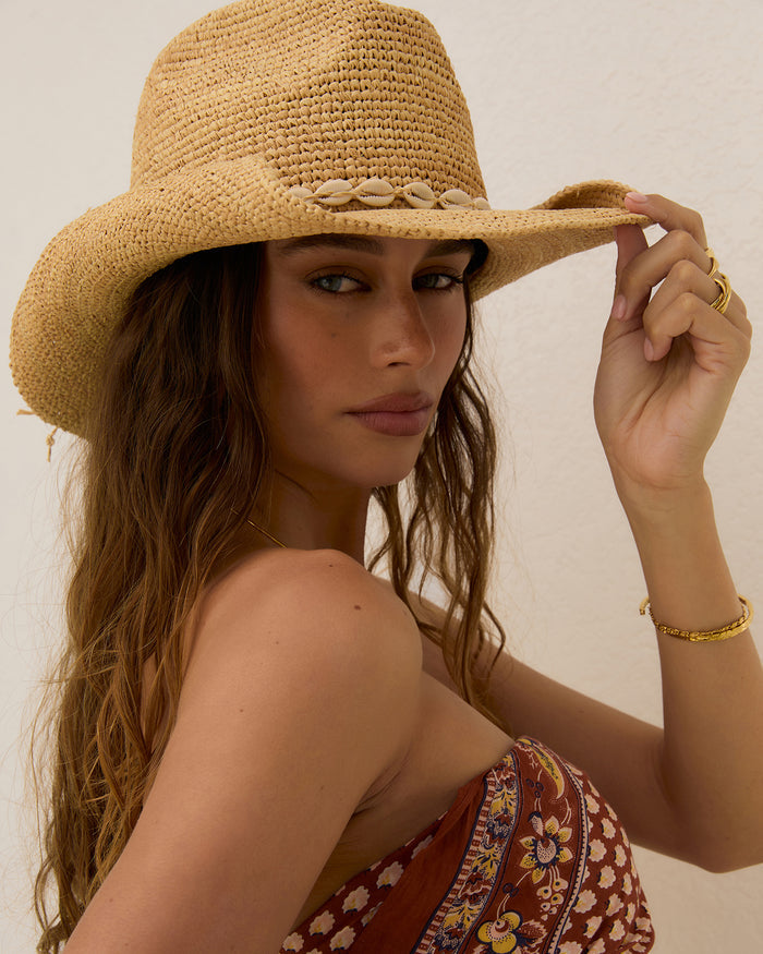 Jackson Sunhat - Cowrie Shell