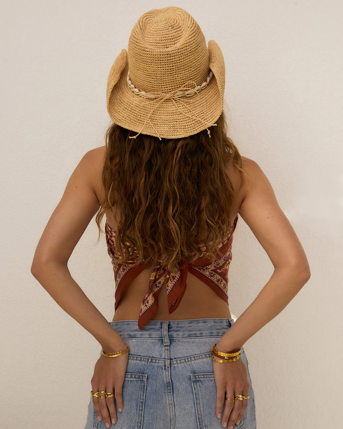 Jackson Sunhat - Cowrie Shell