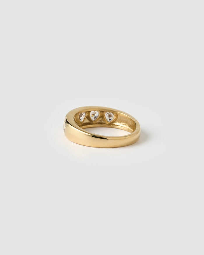 J'adore Gold Ring - Stone