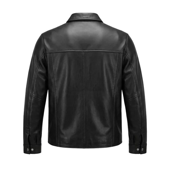 James - Premium Men's Leather Motorcycle Jacket