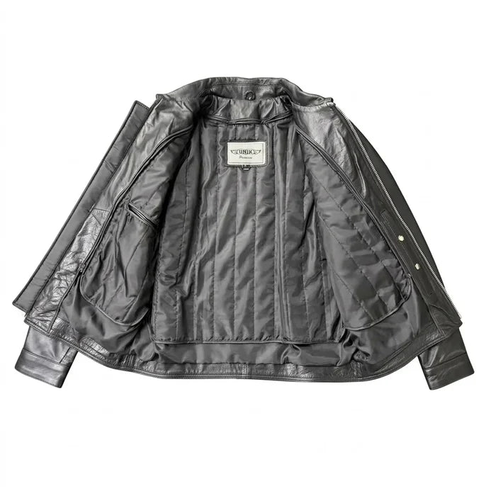 James - Premium Men's Leather Motorcycle Jacket