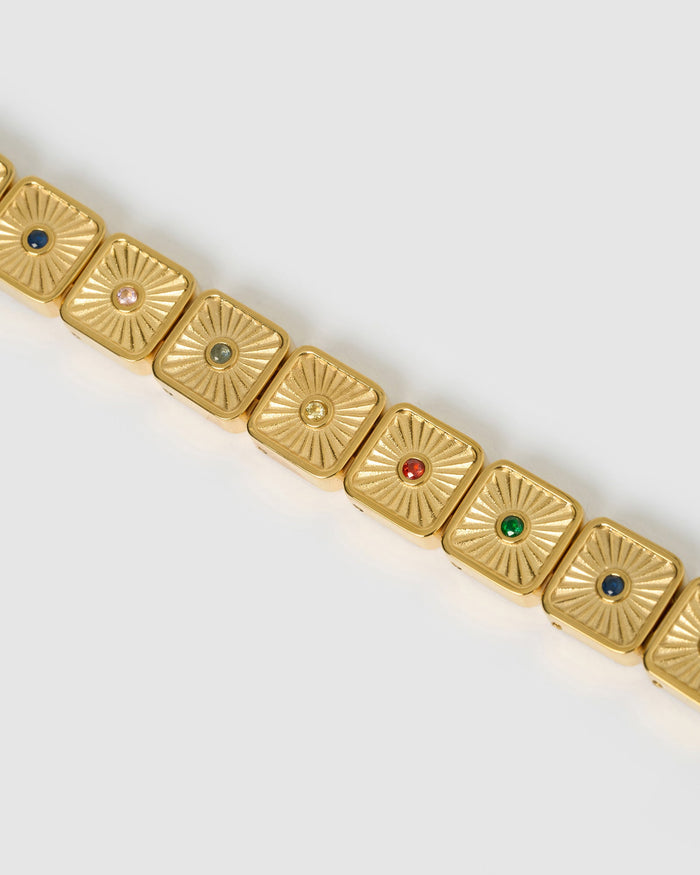 Jasper Gold Bracelet