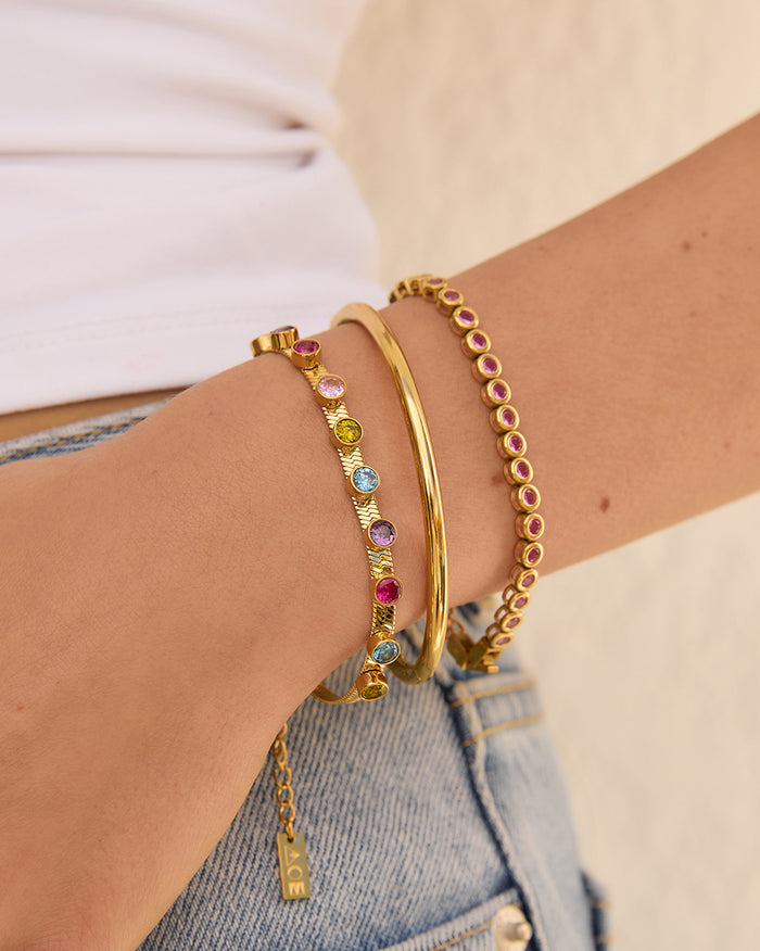 Jordyn Gold Bracelet - Multi