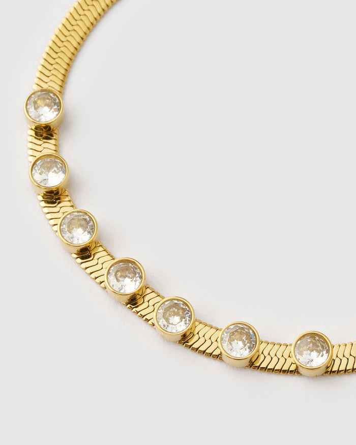Jordyn Gold Bracelet - Stone