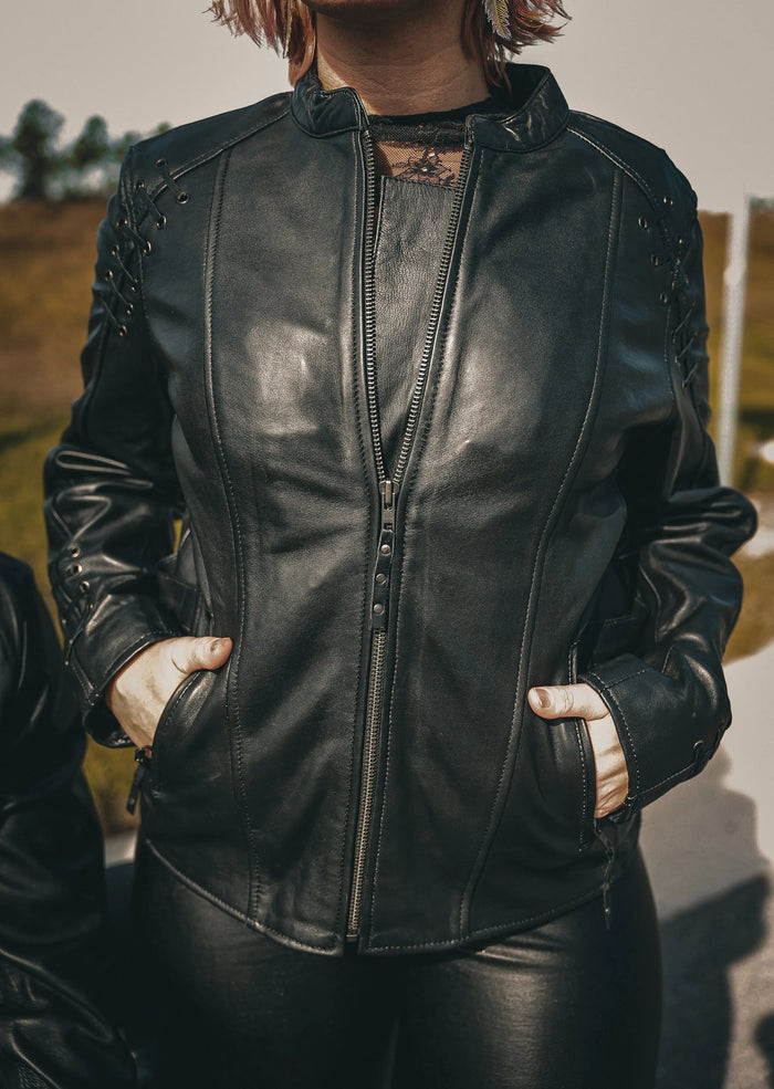 Juno - Women's Leather Motorcycle Jacket