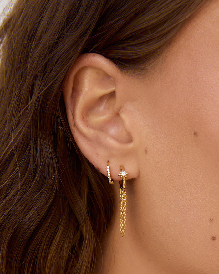 Kenzie Gold Chain Earrings