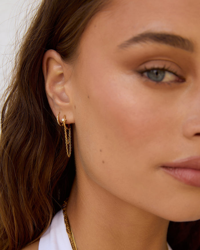 Kenzie Gold Chain Earrings
