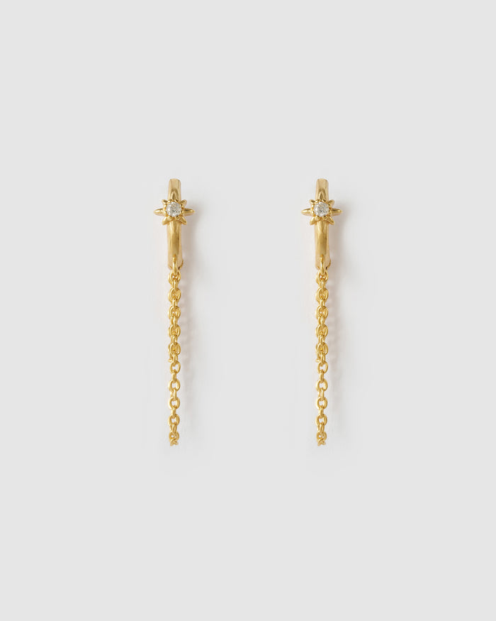 Kenzie Gold Chain Earrings