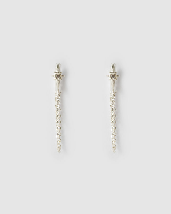 Kenzie Silver Chain Earrings