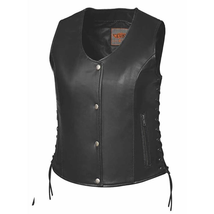 Keystone - Women's Naked Leather Motorcycle Vest