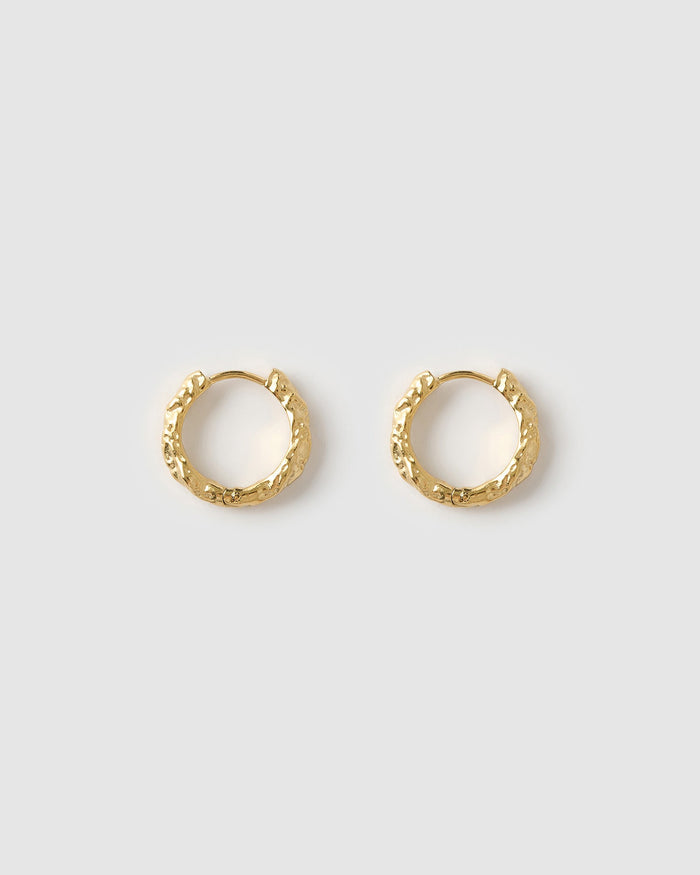 Kira Gold Hoop Earrings
