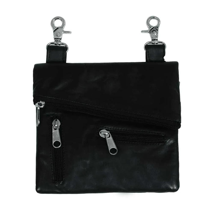 Ladies Cowhide Clip-On Bag