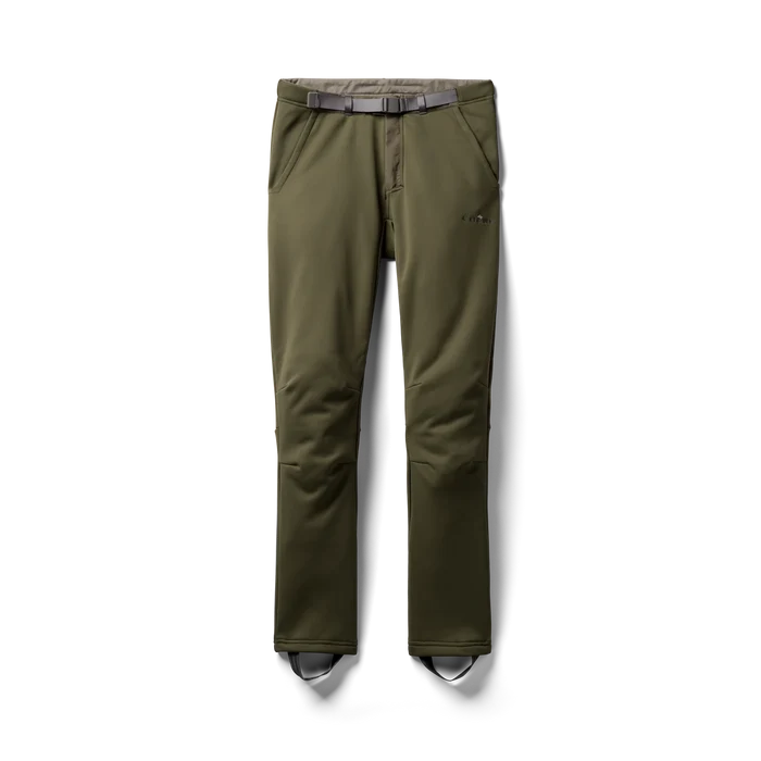 Lightweight Wader Pant in Olive, flat lay #olive