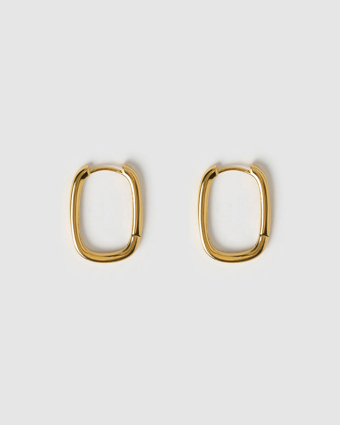 Link-Up Gold Hoop Huggies - Large