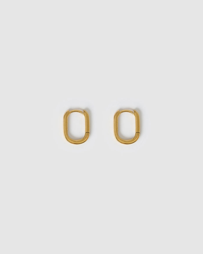 Link-Up Gold Hoop Huggies - Small