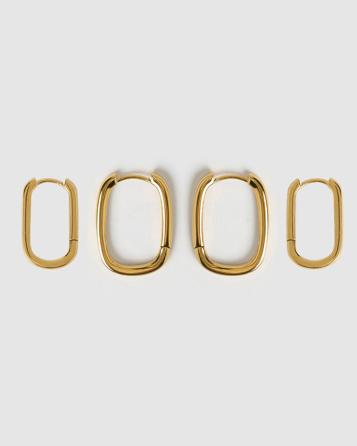 Loop Earring Stack - Gold