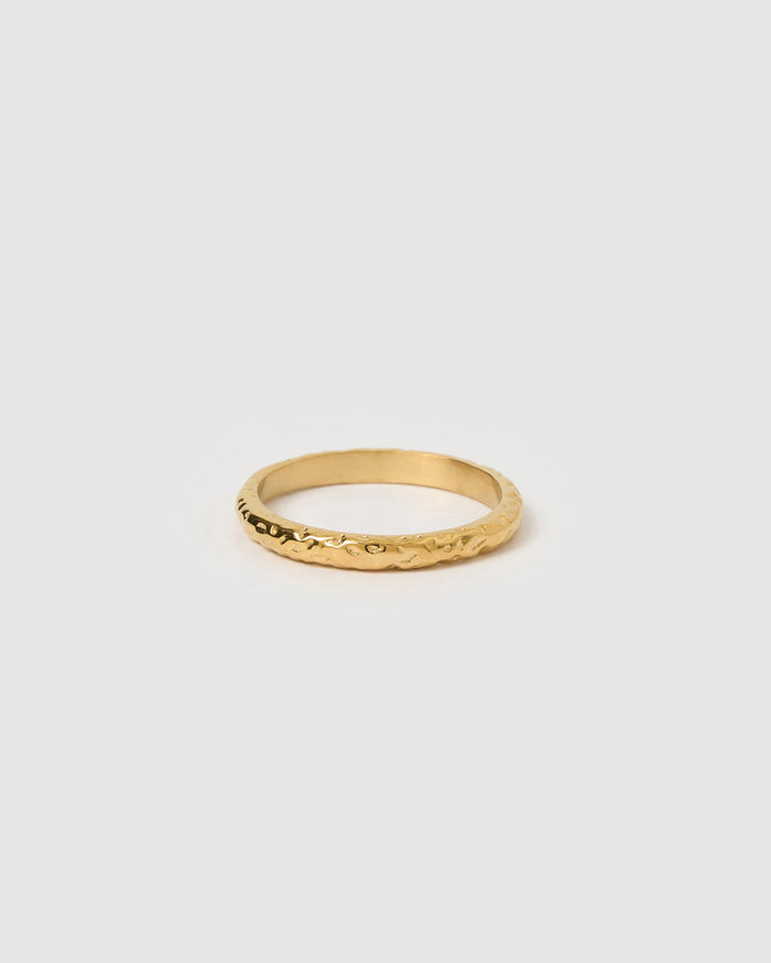Lorenzo Gold Stacking Ring