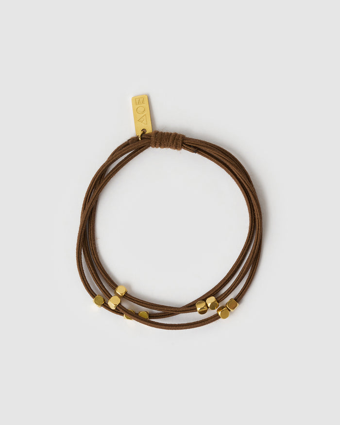 Lou Hair Tie - Chocolate