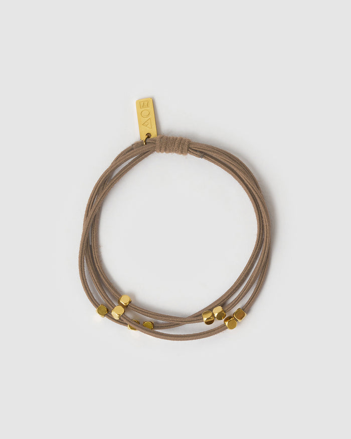 Lou Hair Tie - Taupe