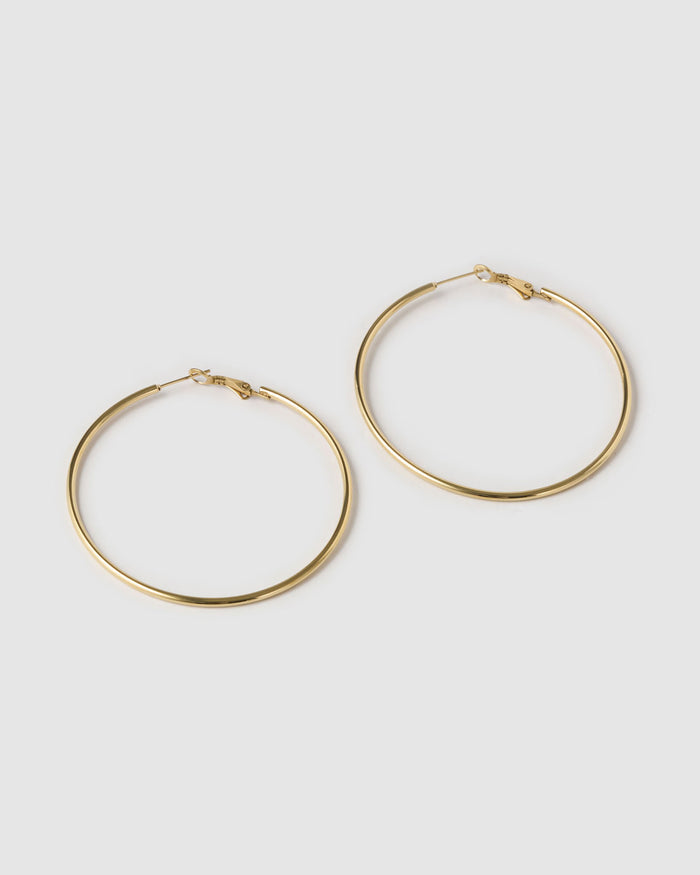 Maddy Gold Hoop Earrings
