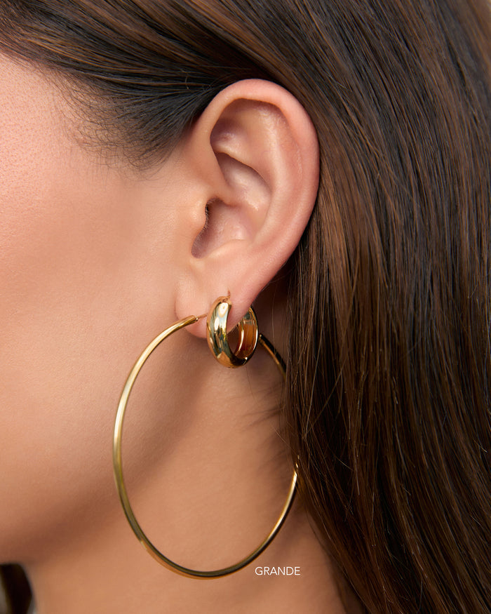 Maddy Gold Hoop Earrings