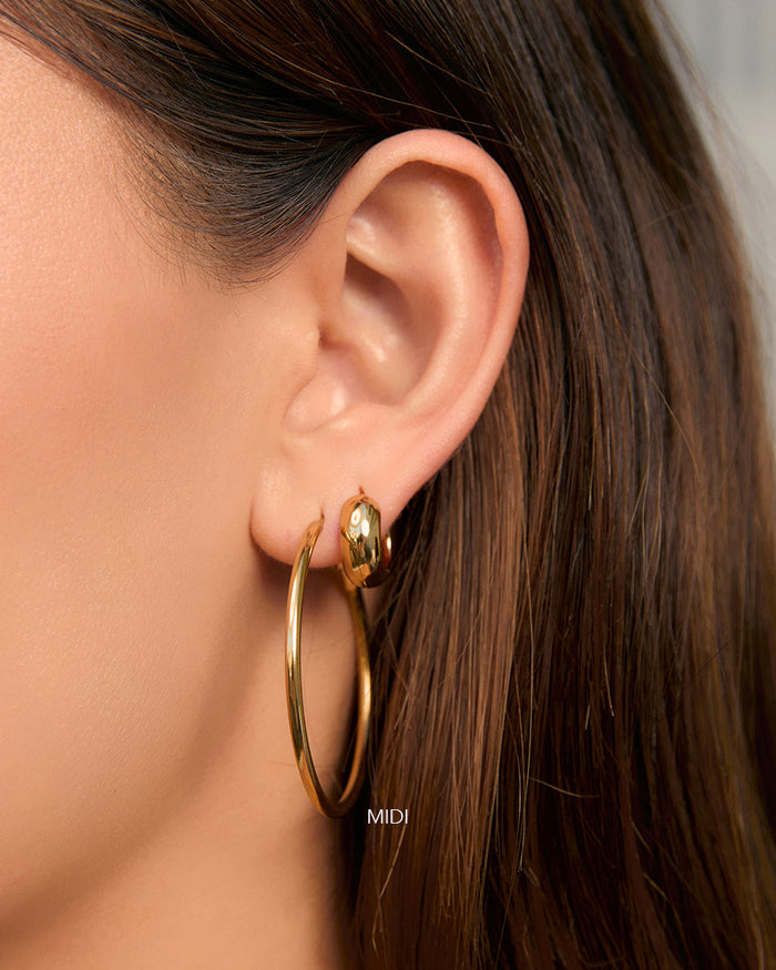 Maddy Gold Hoop Earrings