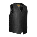 Madrid - Men's Premium Leather Motorcycle Vest