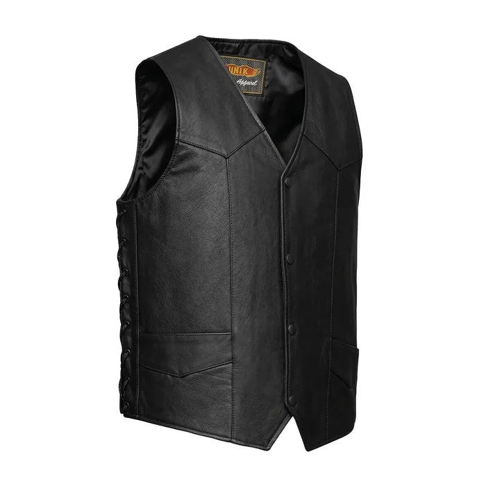 Madrid - Men's Premium Leather Motorcycle Vest