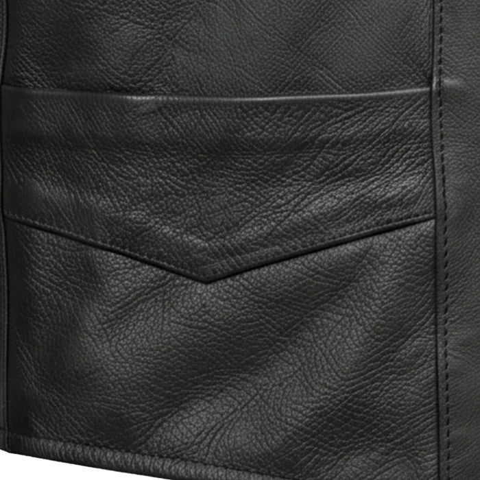 Madrid - Men's Premium Leather Motorcycle Vest