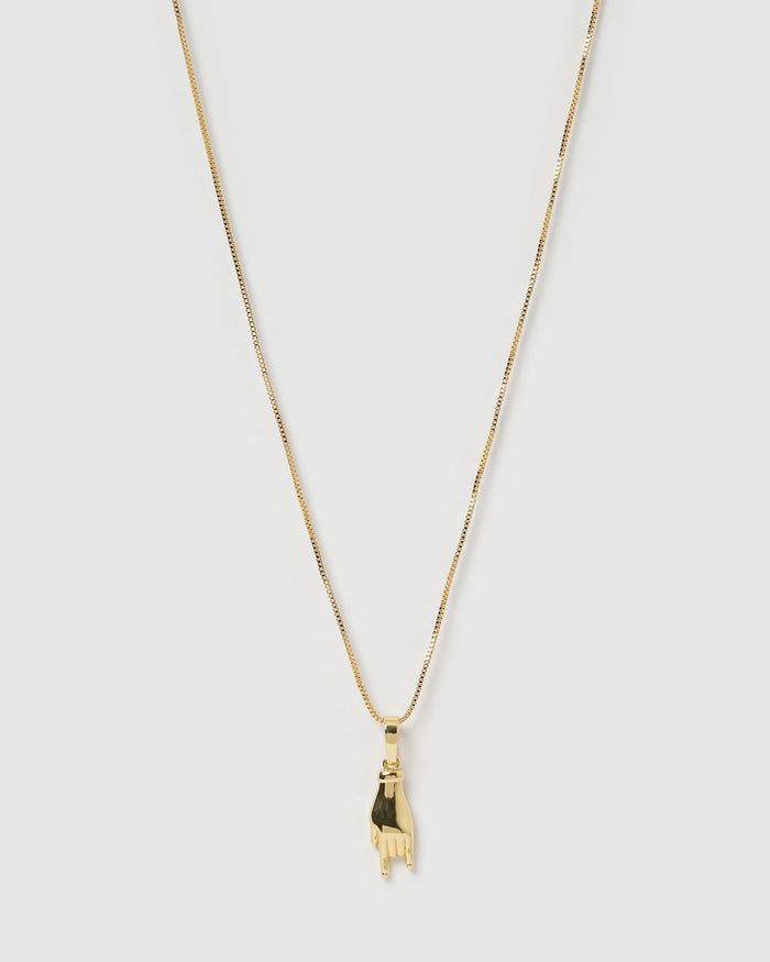 Mano Gold Charm Necklace