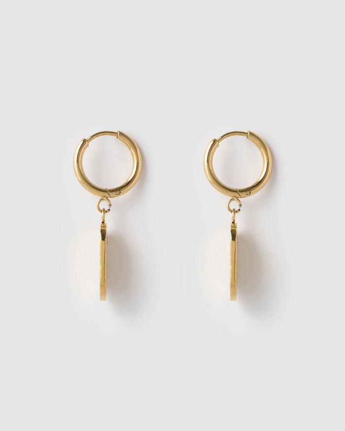 Mendoza Gold Huggie Earrings