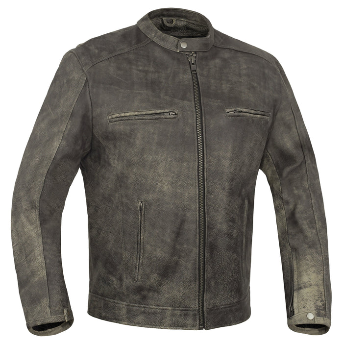 Men's Antique Brown Motorcycle Cruiser Jacket