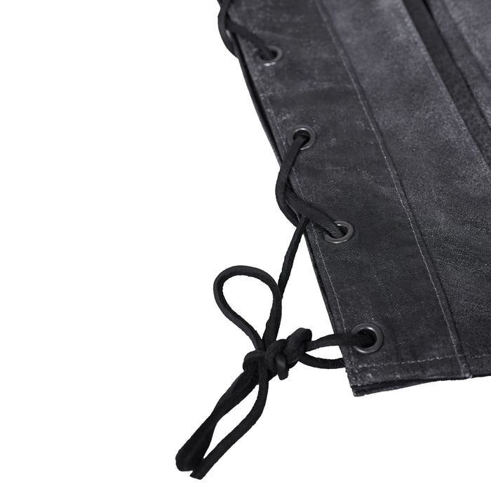 Men's Gray Single Back Panel Smart Access Pockets Vest