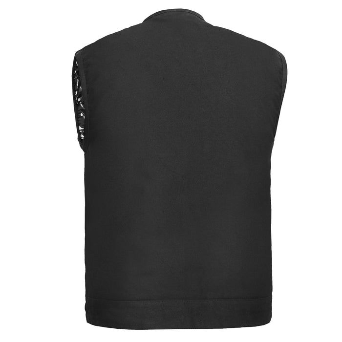Men's Modern Utility Style Canvas Vest