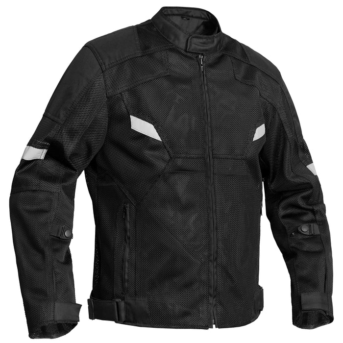 Mens Performance Mesh Motorcycle Jacket – Black