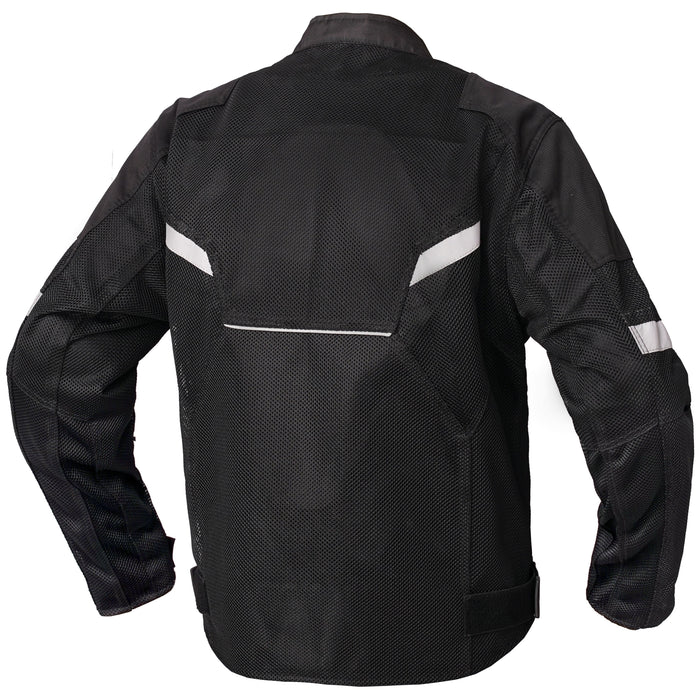 Mens Performance Mesh Motorcycle Jacket – Black