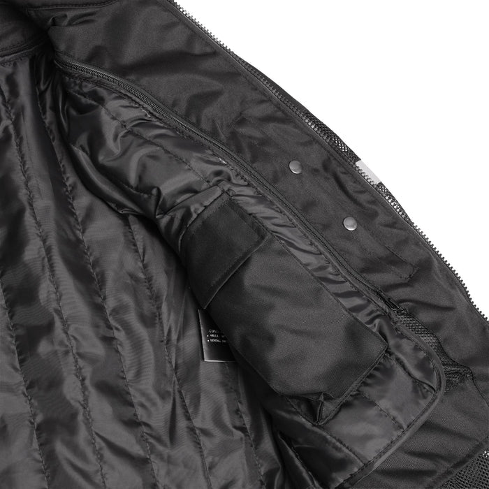Mens Performance Mesh Motorcycle Jacket – Black