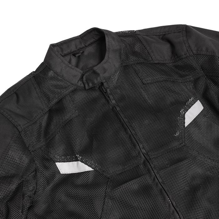 Mens Performance Mesh Motorcycle Jacket – Black