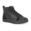 Men's Slayer Black Canvas Check Riding Shoes