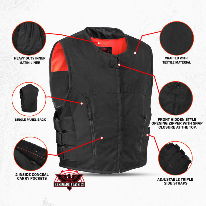 Men's Textile Updated SWAT Team Style Vest