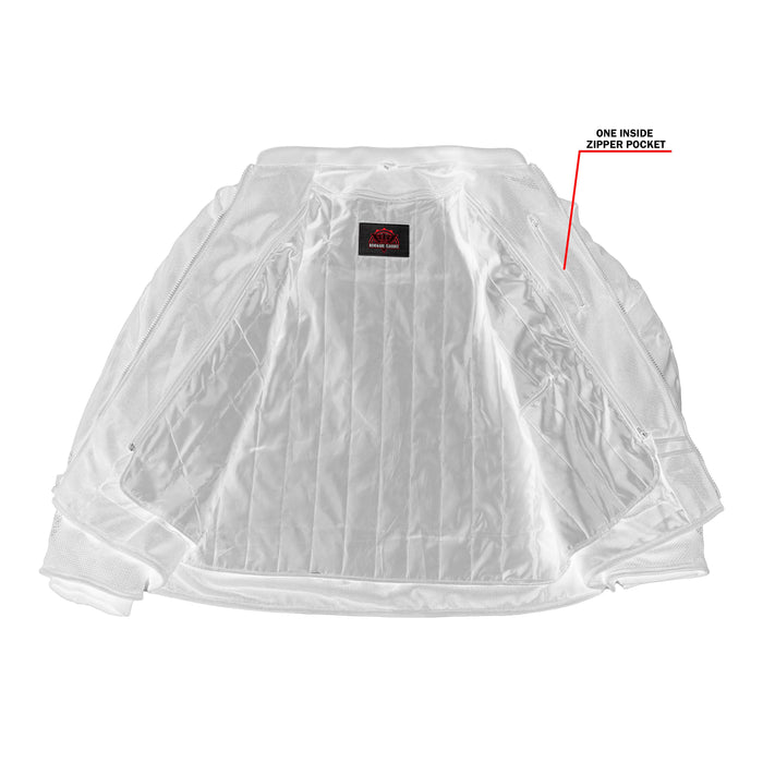 Men's Ventilated Mesh Motorcycle Jacket – Sporty, All-Season