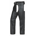 Mercenary - Unisex Leather Motorcycle Chaps with Spandex