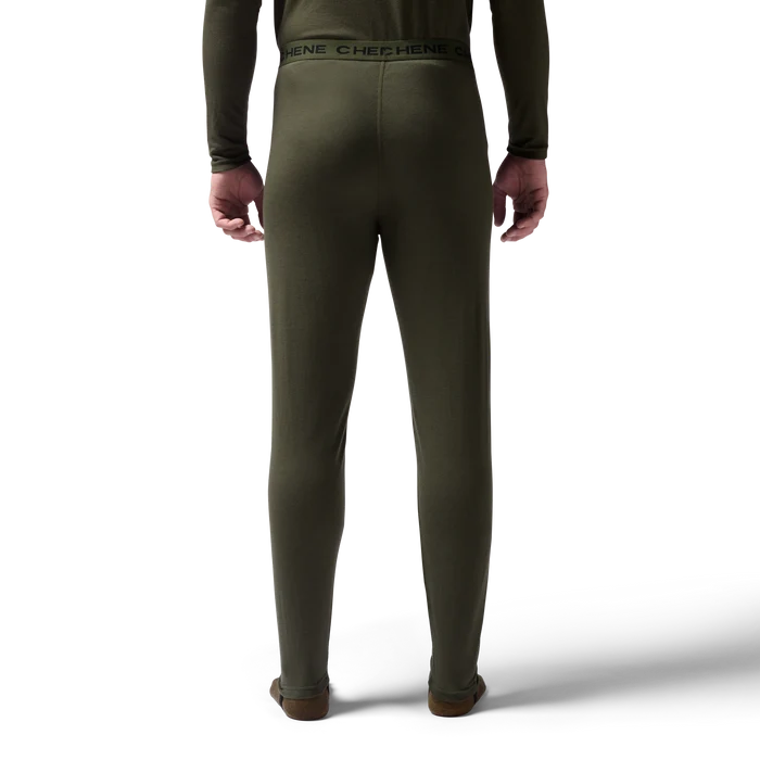 Merino Bottom in Olive, on model #olive