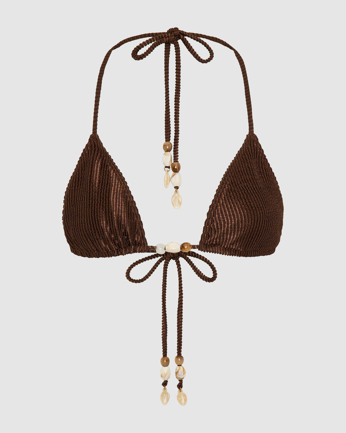 Miami Bikini Top - Chocolate