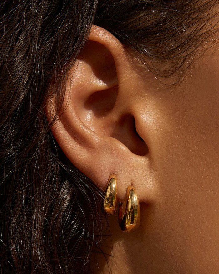 Mini Earring Stack - Gold