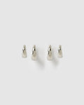 Mini Earring Stack - Silver