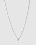 Mini Initial Silver Necklace